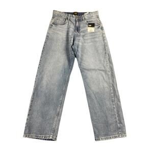 Lee Heritage Straight Leg High Rise Just Right Jeans Women's 6 Medium Wash NWT